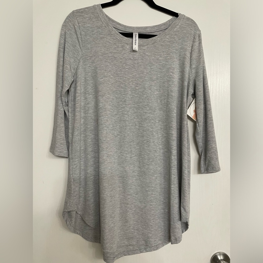 Zenana gray top